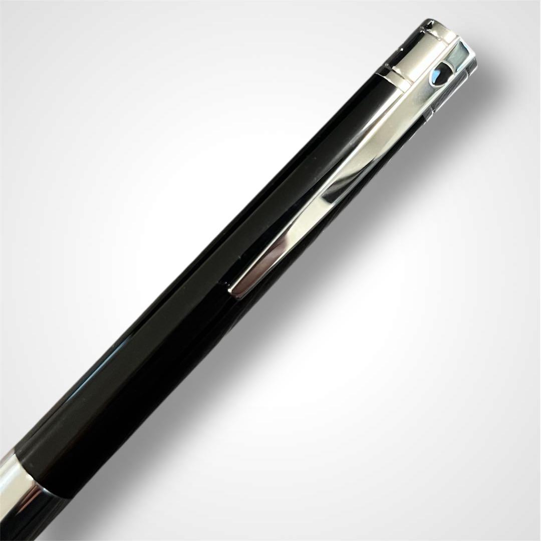 美品 S.T.Dupont D-イニシャル ボールペン ブラック×クローム