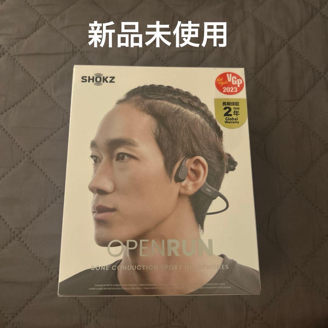 【値下げ中】SHOKZ 骨伝導イヤホン OPENRUN COSMIC BLACK