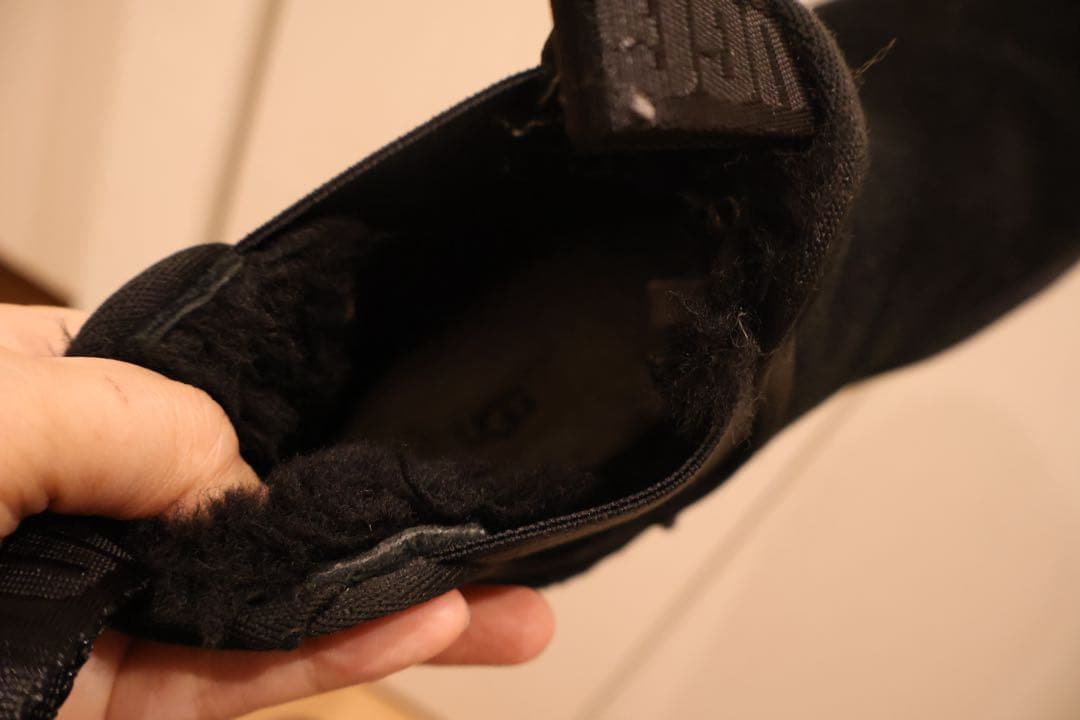 himeUGG アグ　厚底　ブーツ　限定　レア　サイドゴア　黒　ブラック