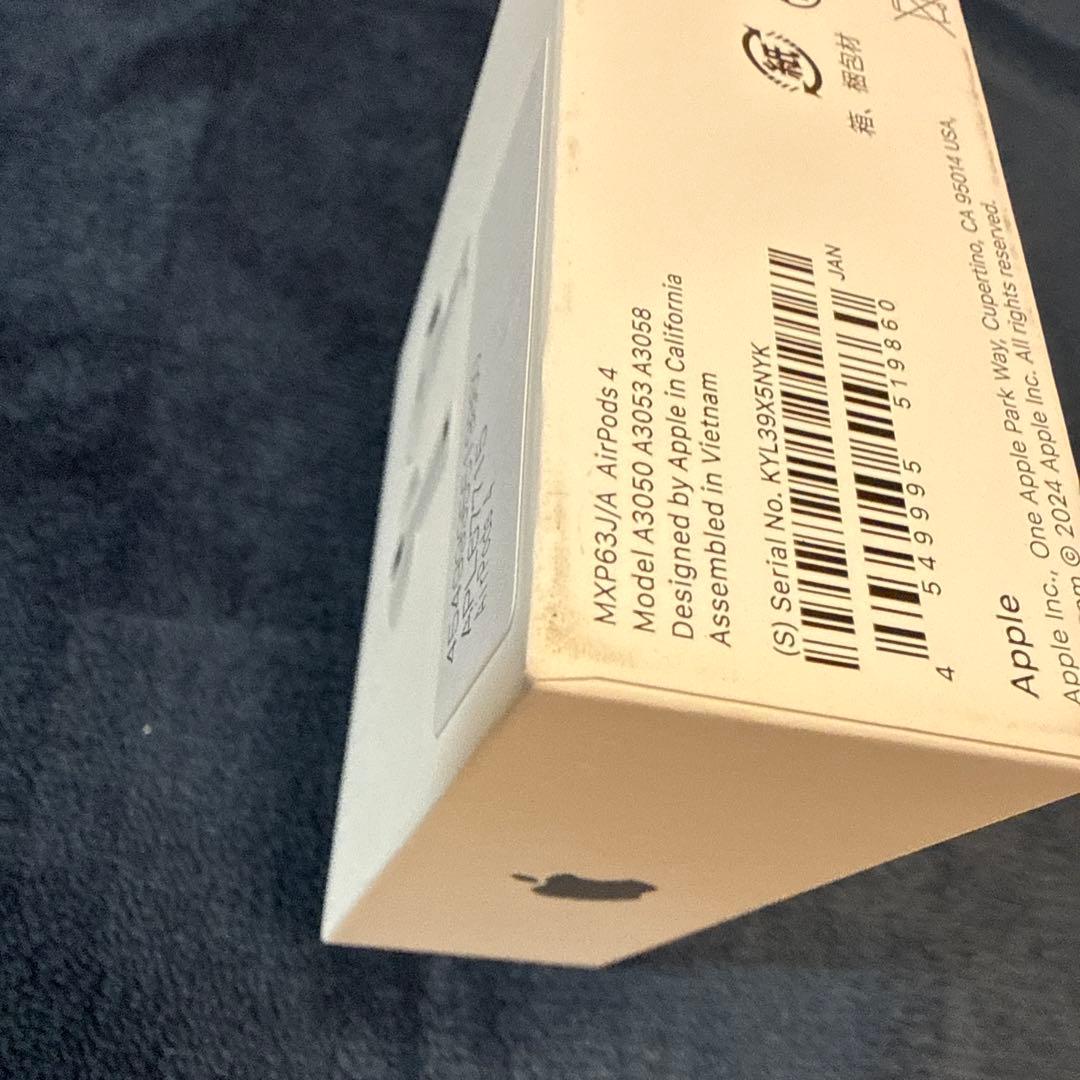 【新品未開封】AirPods 4 本体 USB-C充電ケース対応
