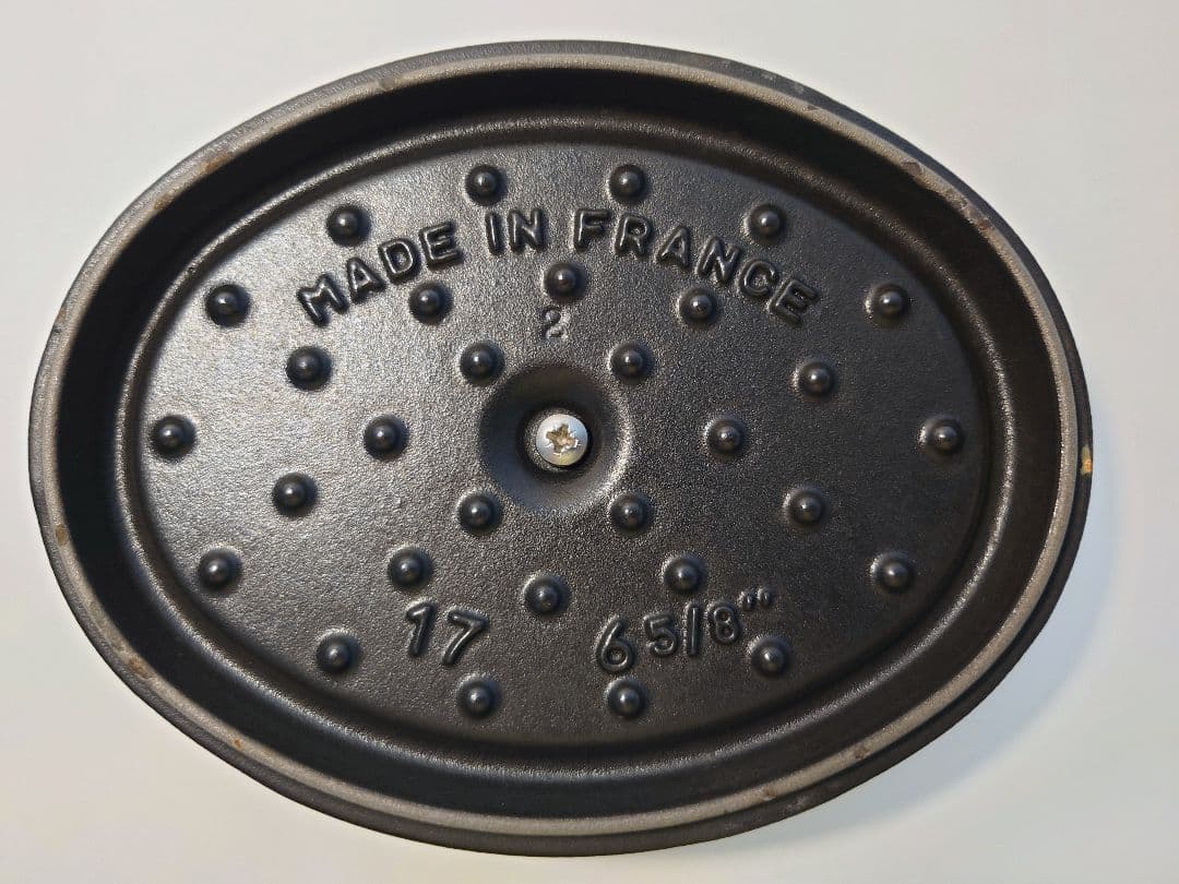 ストウブ ココット オーバル 17cm ブラック