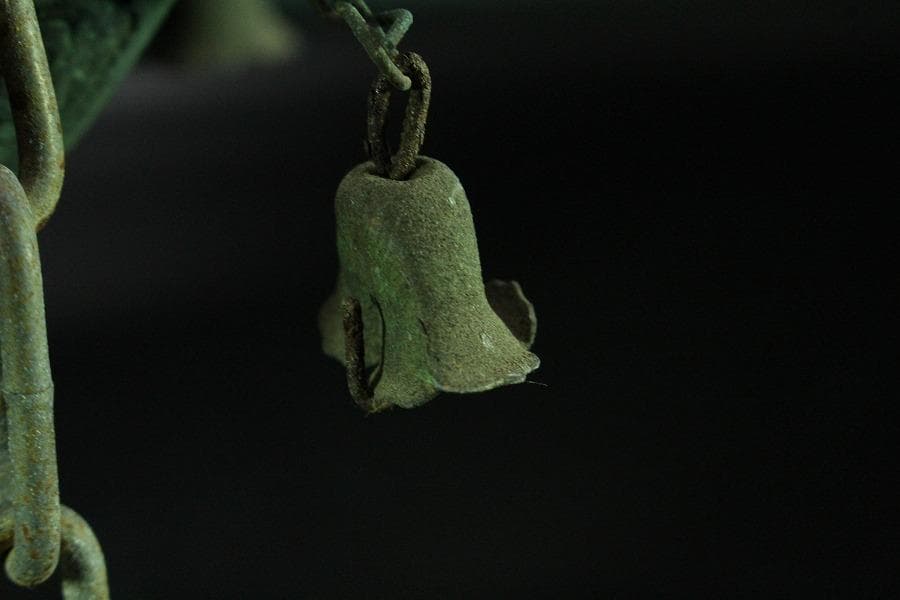 古銅 吊灯籠 高32cm(K-YC583)