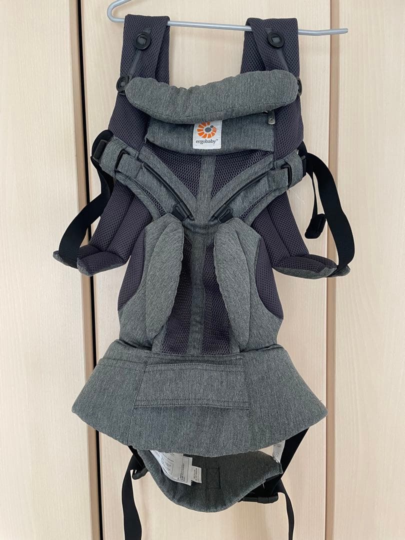 【美品】エルゴ オムニ360 クールエア メッシュ グレー 抱っこ紐