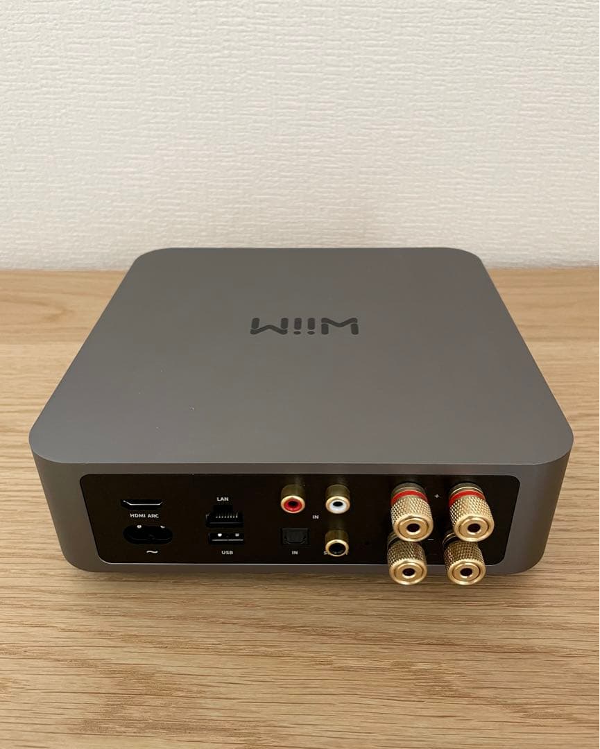 WiiM Amp : スペースグレー アンプ