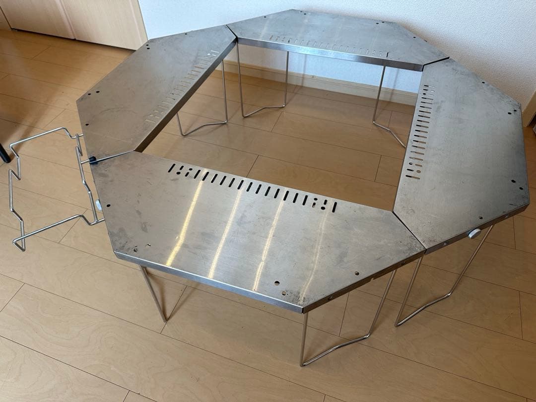 スノーピーク peak ジカロテーブル焚き火台キャンプロゴスコールマン