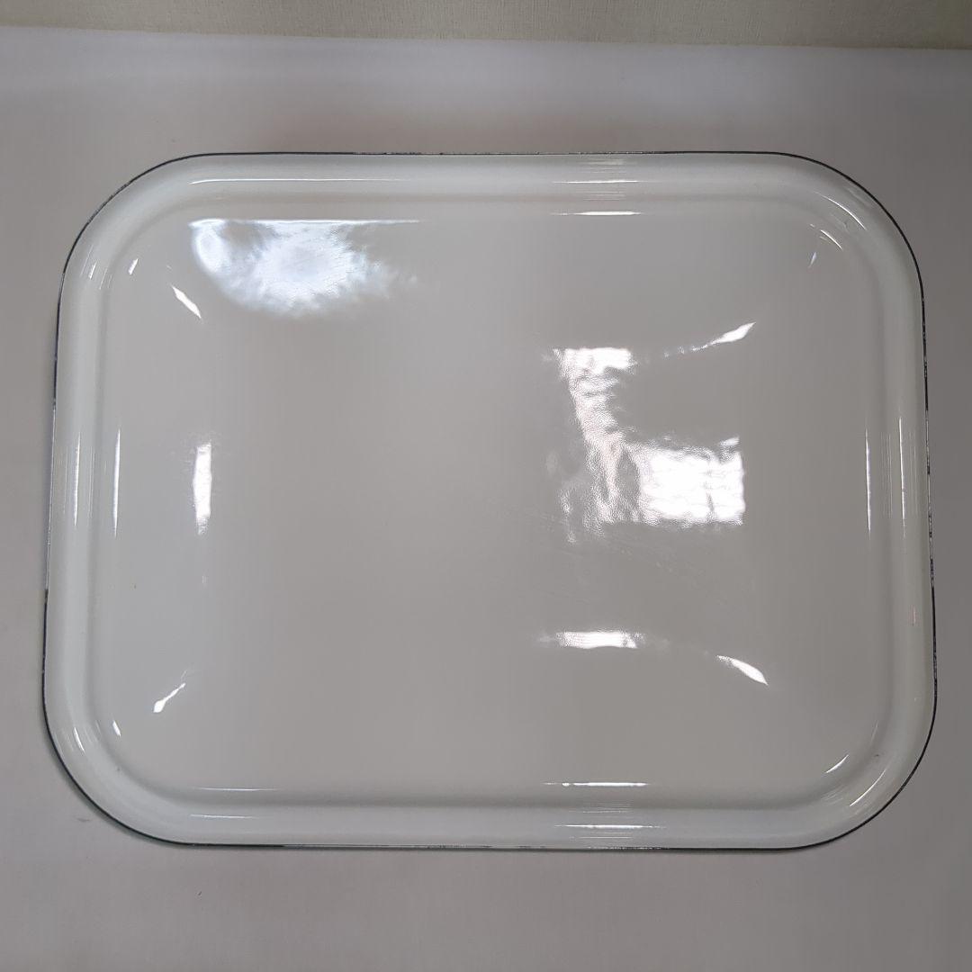 ホーロー ブレット缶 ブルー