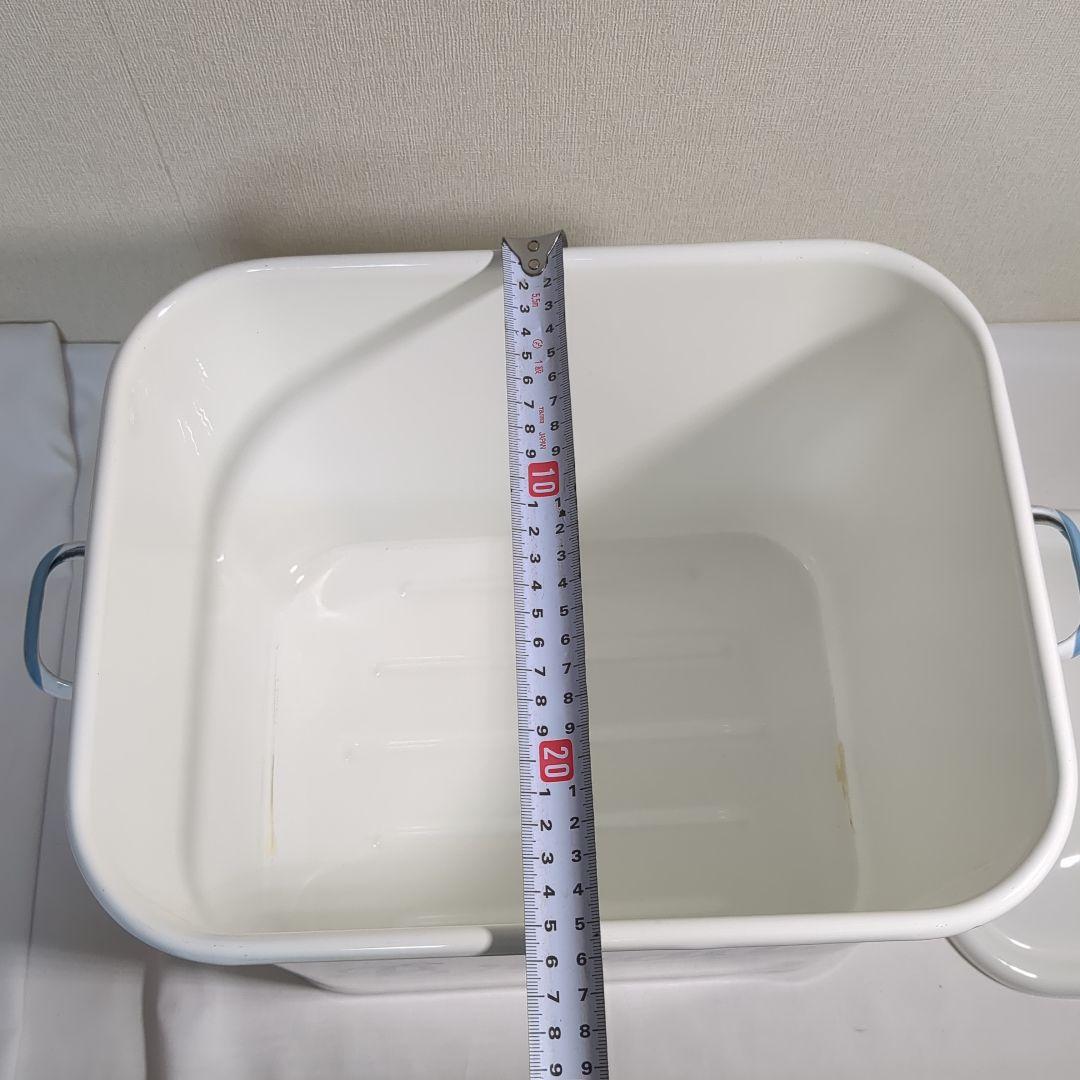 ホーロー ブレット缶 ブルー