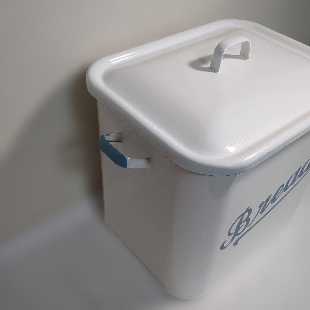 ホーロー ブレット缶 ブルー