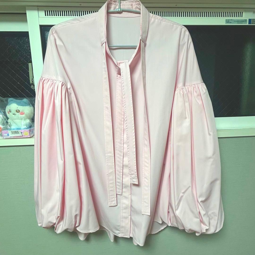 L’aube Blanc Double tie blouse【新品未使用】