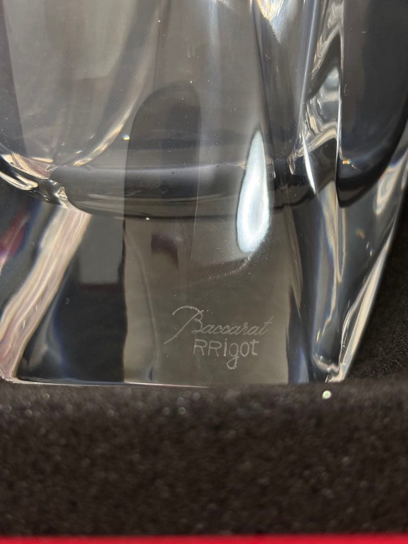 バカラ　ジベルニー　フラワーベース　花瓶　新品未使用品 Baccarat