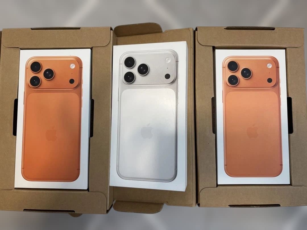 iPhone17promax 256GB オレンジ2台シルバー1台 新品未開封
