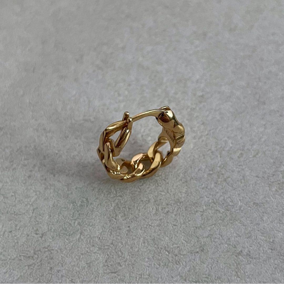 【CELINE】トリオンフ ゴールド ピアス 片耳