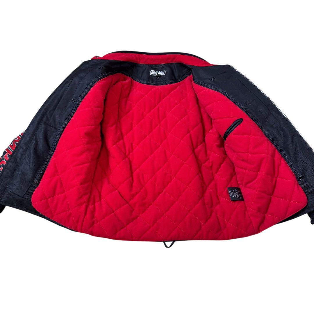 極美品 SIMPSONシンプソン 60周年記念ジャケット プロテクター有 M