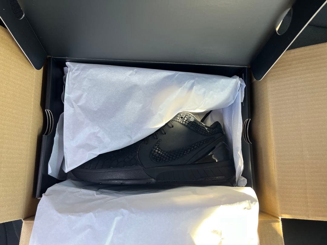 新品未使用NIKE Kobe 4 Protro Black コービー4 プロトロ