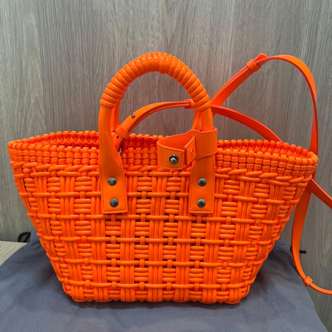 【極美品】BALENCIAGA バレンシアガ ビストロ XS かごバッグ
