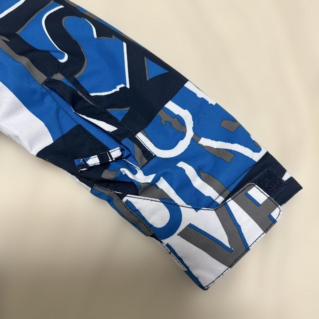Quiksilver スノーウェア 140 青上下
