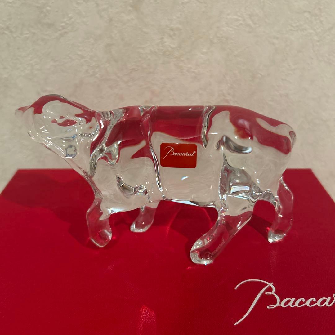 新品未使用　バカラ Baccarat オブジェ 置物 干支 丑 牛 十二支