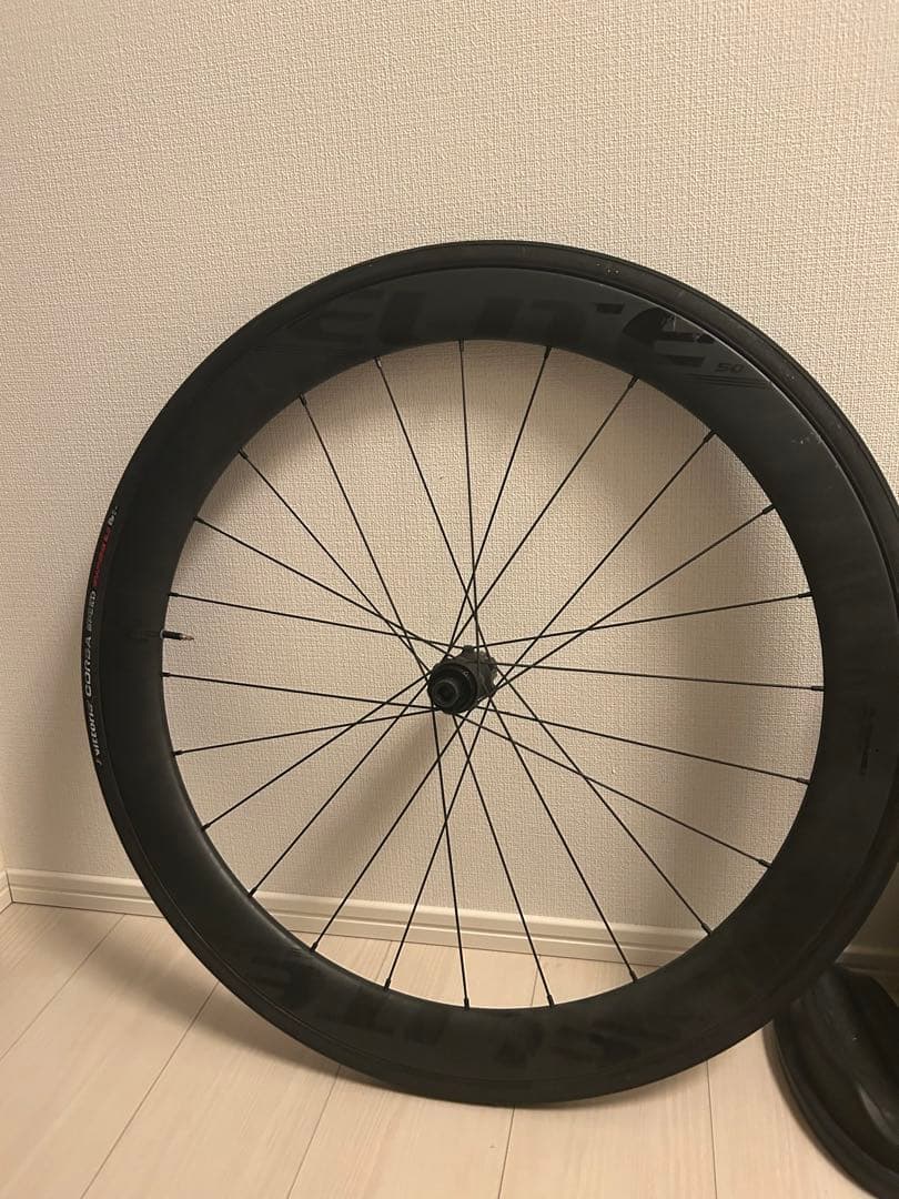 ELITEWHEELS EDGE カーボンホイール1347g50mm 前後セット