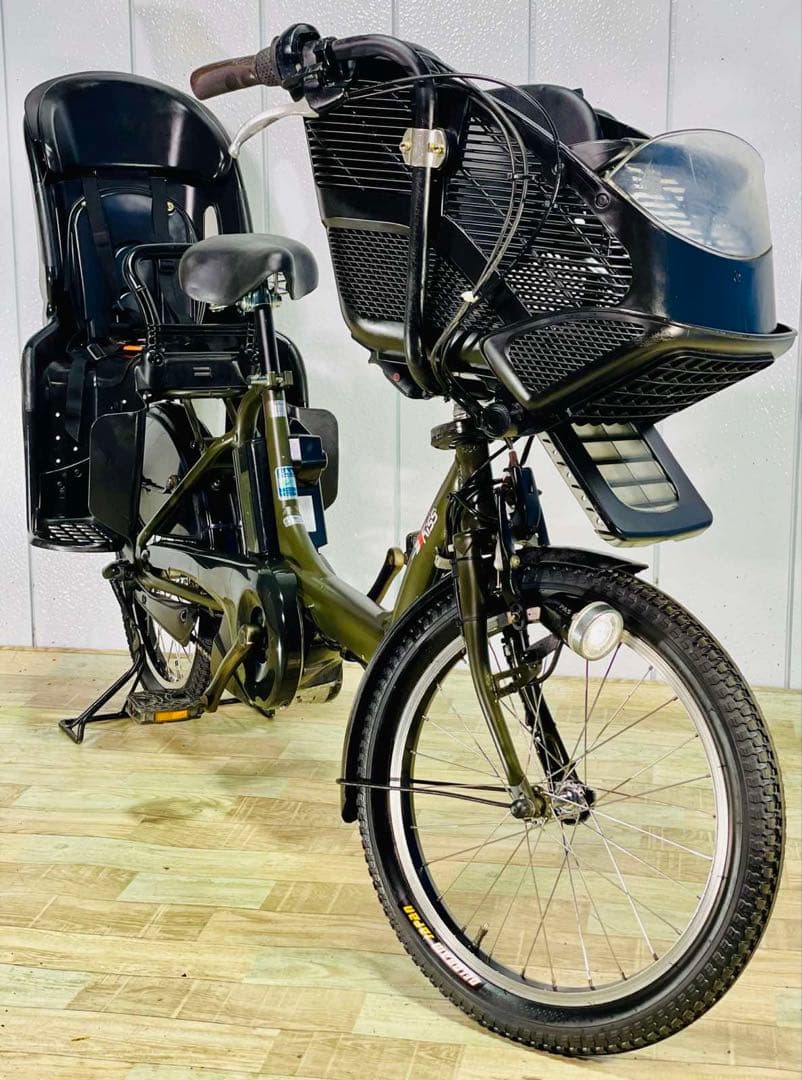 2787ヤマハ12.3アンペア3人乗り対応20インチ子供乗せ　電動アシスト自転車