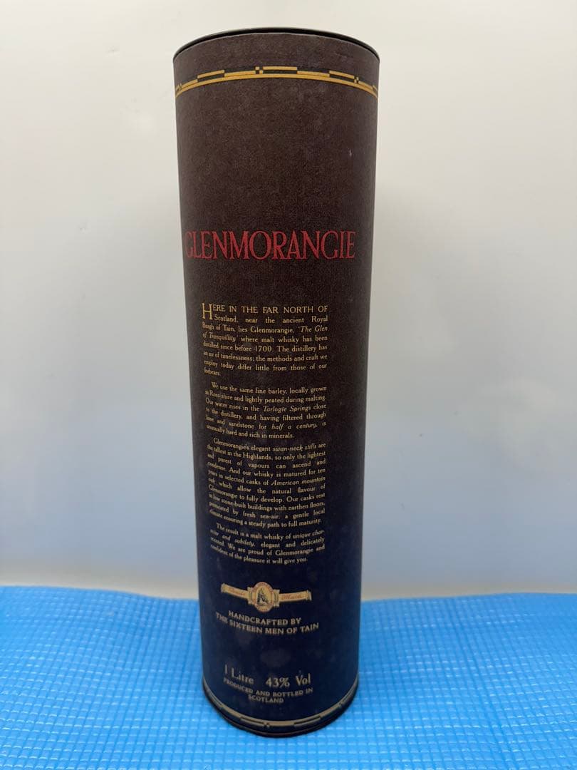 【未開】グレンモーレンジ10年 1000mL 43度　化粧箱付