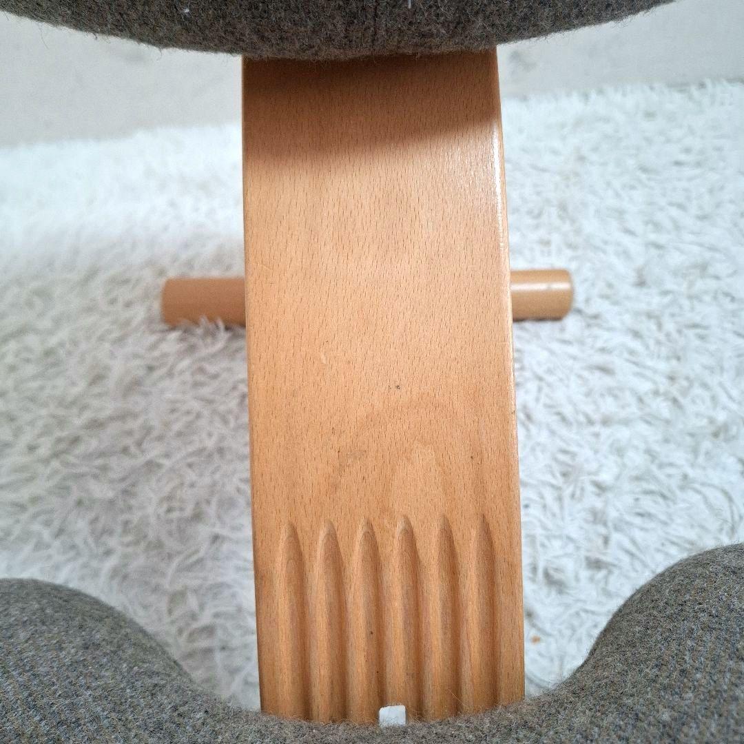 【美品】リボ社 サカモトハウス バランスチェア バランスイージー グレー