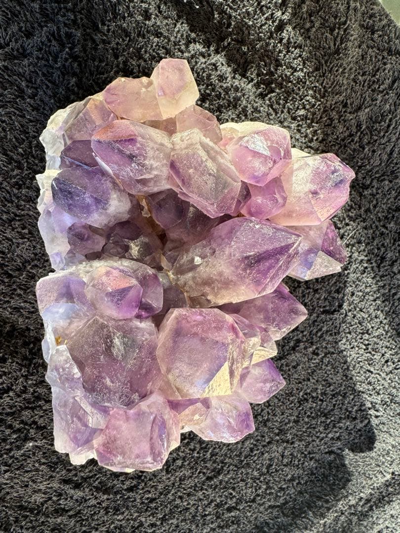 ザンビア産　希少　アメジスト　フラワー　クラスター　開運水晶