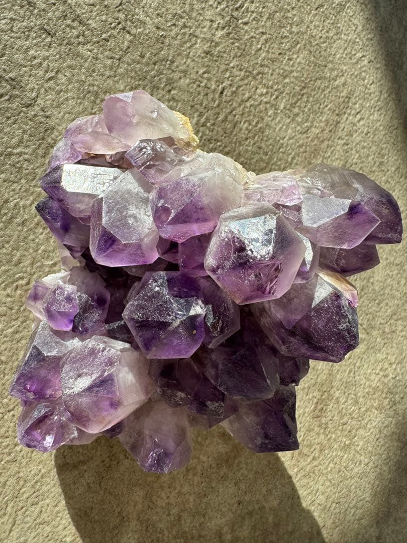 ザンビア産　希少　アメジスト　フラワー　クラスター　開運水晶
