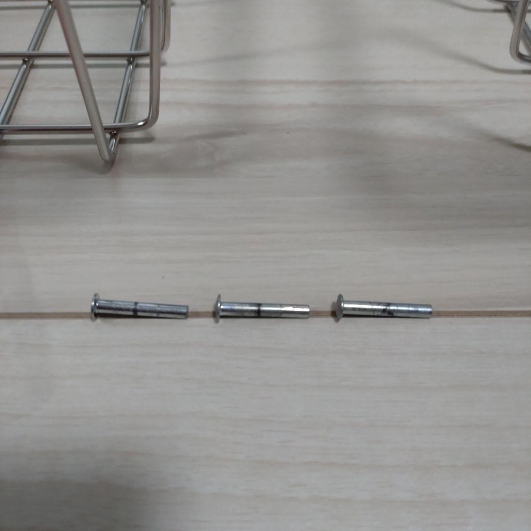 無印良品　ステンレスユニットシェルフ用　ワイヤーバスケット84㎝用　2個セット