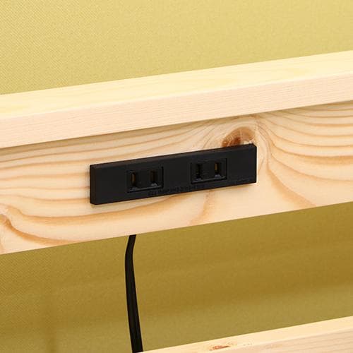 【新品・送料無料】パイン材木製ベッド ブラザー