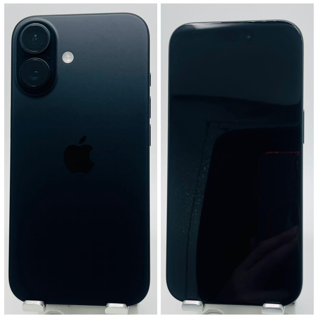 【A】iPhone 16 128GB SIMフリー　ブラック　本体