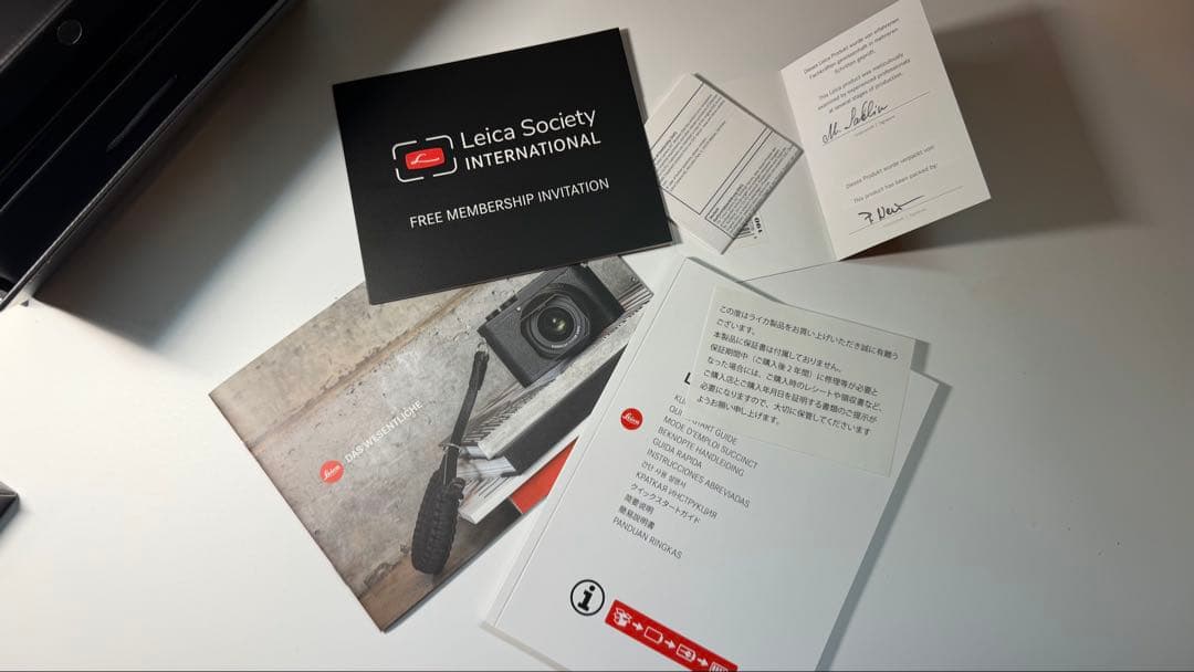 LEICA Q3 予備バッテリー付き