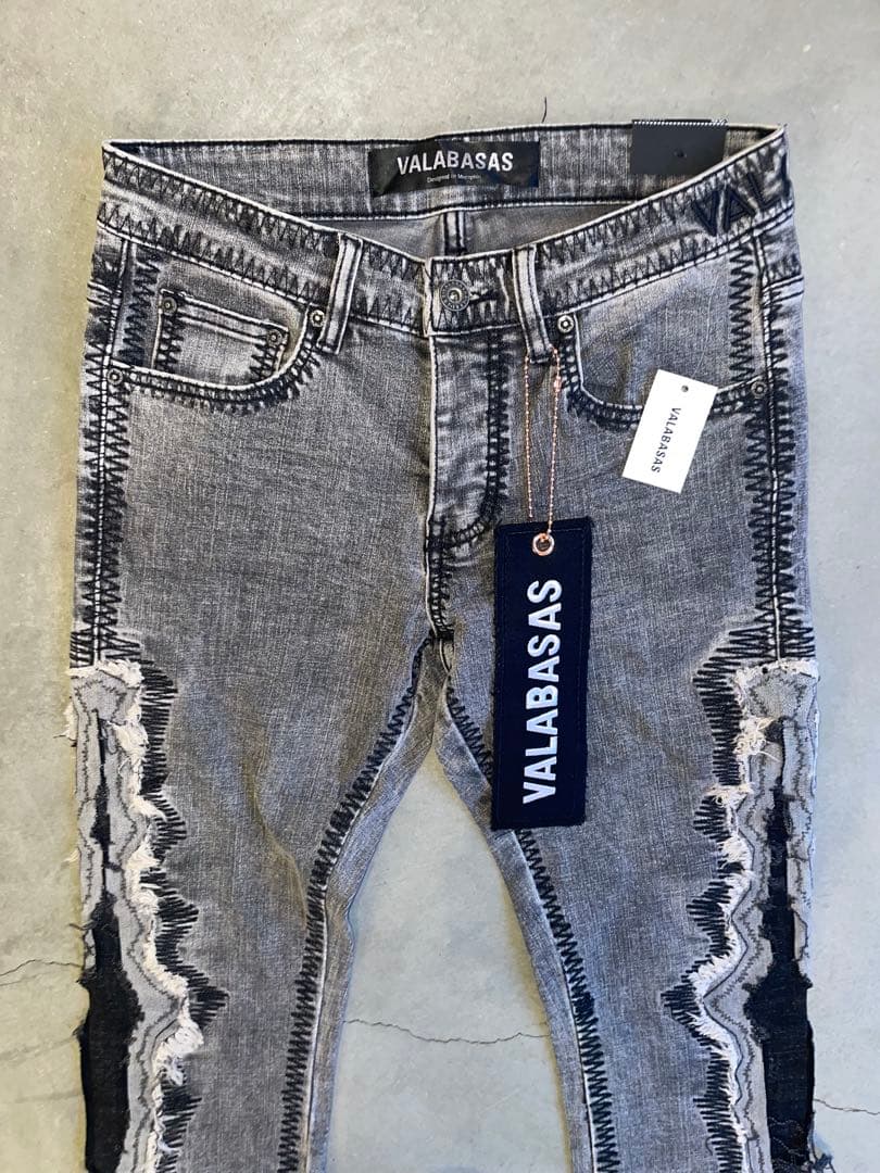 VALABASAS バラバサス サイドクラッシュフレアデニム 29 新品未使用