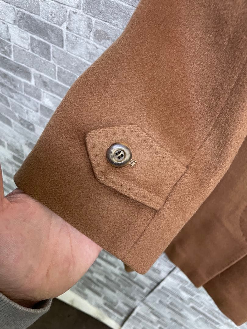 美品　BURBERRY カシミヤ　ブラウンウールコート　冬コーデ