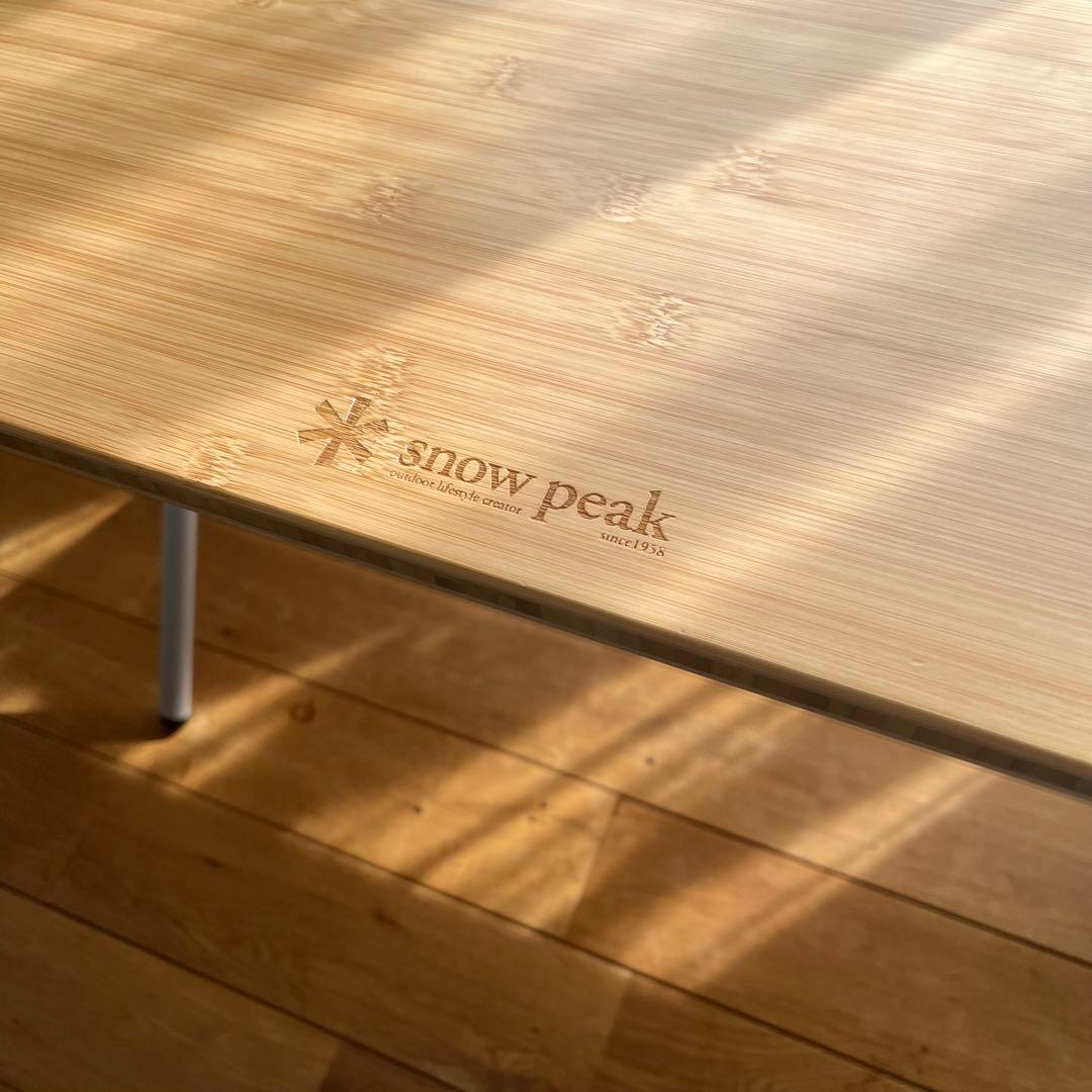  peakワンアクションテーブルロング竹LV-015TRスノーピーク