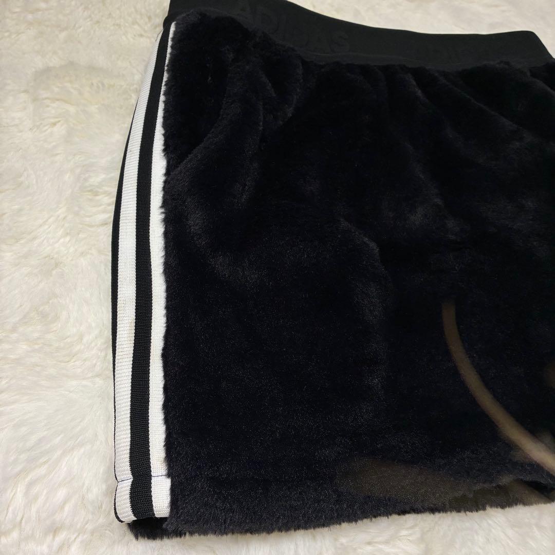 美品✨アディダス　ゴルフウェア　スリーストライプス　ボアフリース　セットアップ