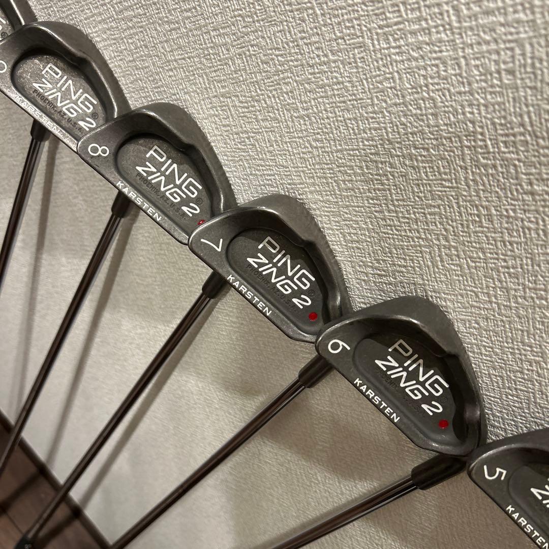 名器　PING ZING2 3-9.S.W 9本　赤ドットKARSTEN