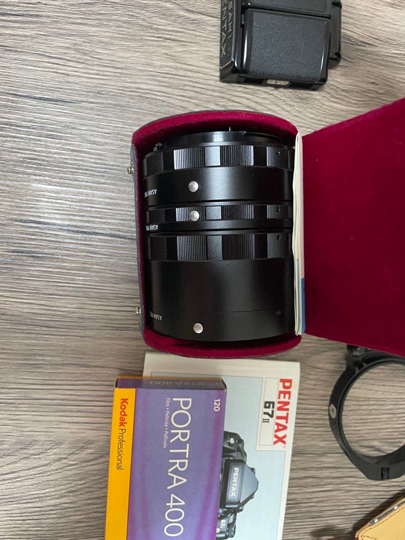 PENTAX 67ii 105mm 2.4 165mm 2.8 付属品あり完動品