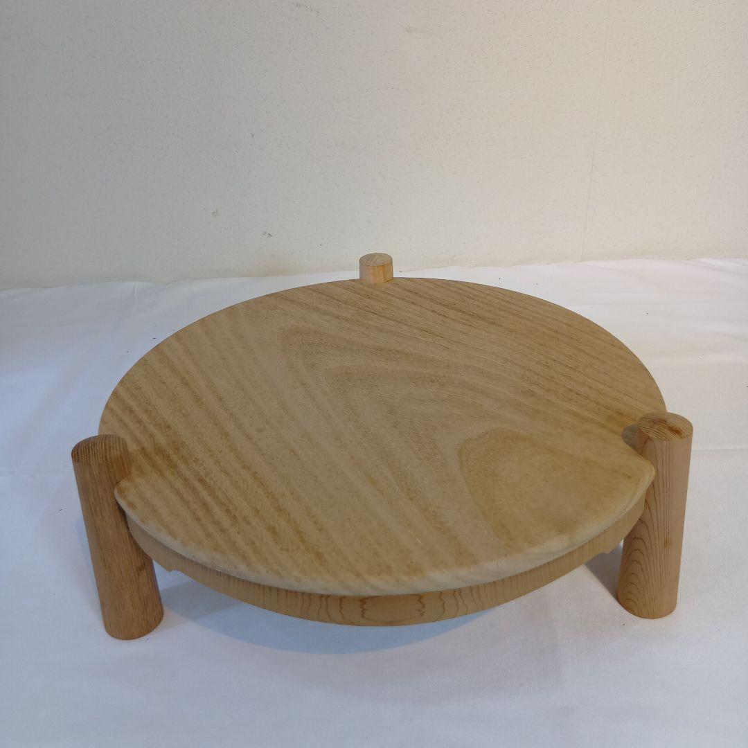 茶道具　寄木卓　田原一斎作　子々斎好