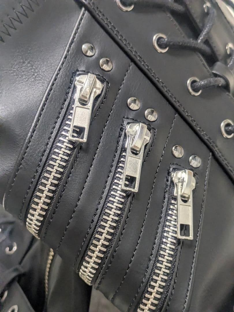 未使用 厚底 ロングブーツ サイドジップ 26cm