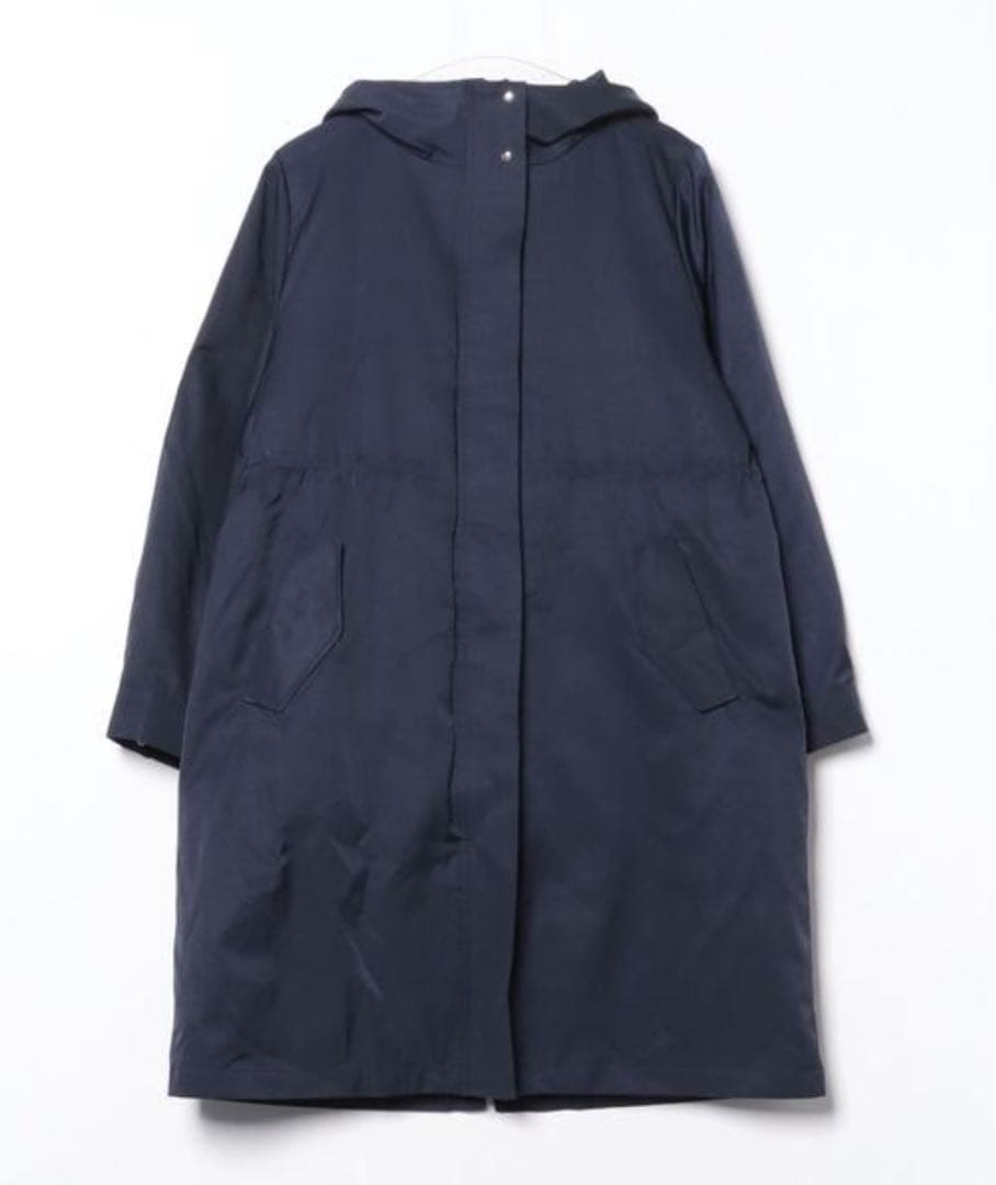 未使用 撥水3WAYキルトライナーセットロングマンパ ネイビー L
