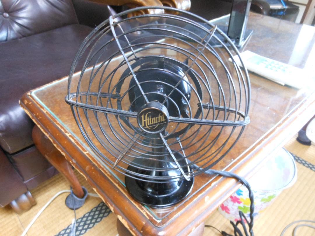 扇風機　卓上扇風機　日立製作所　4枚羽　小型　アンティーク