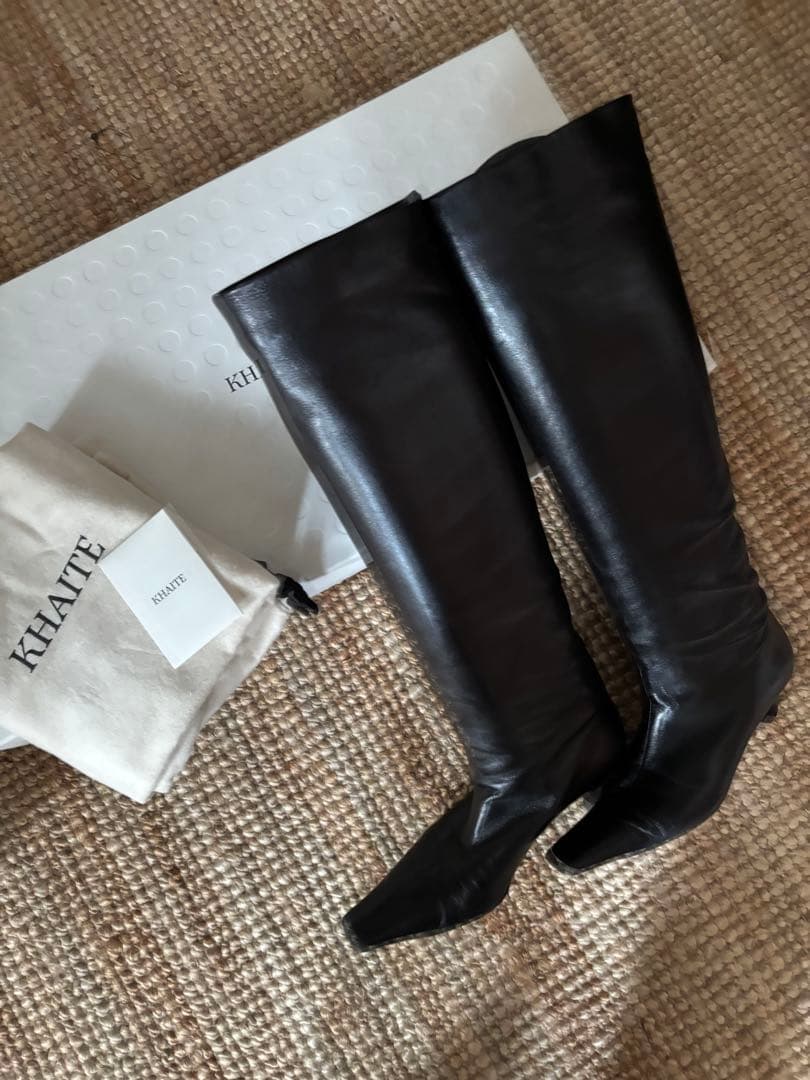 【teru 】KHAITE DAVIS KNEE HIGH BOOT 37