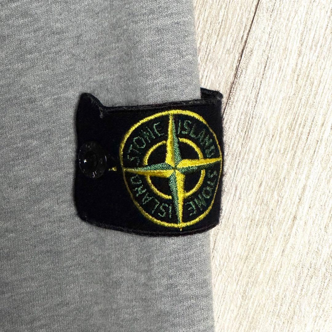 3633【QR確認済・希少3XL】ストーンアイランド ワッペンロゴ スウェット