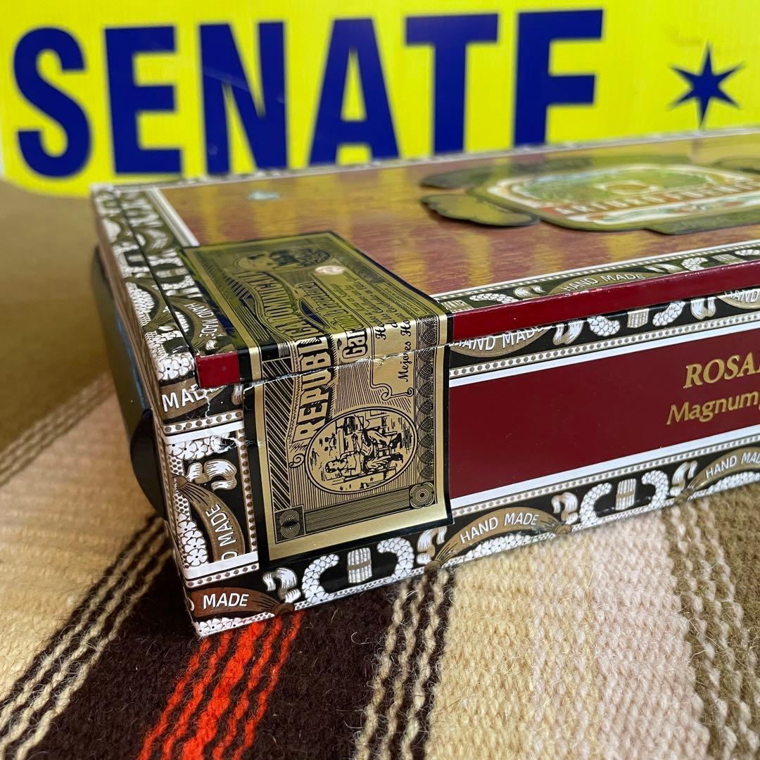 希少品！アメリカアンティーク木箱BOX　USAヴィンテージインテリア雑貨店舗什器