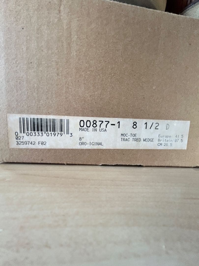 REDWING 877 2011年8月製　オロイジナル