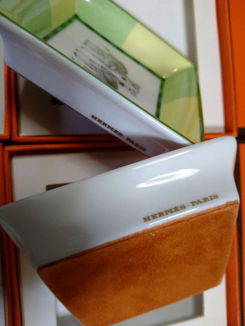 エルメス小皿コレクション陶磁器 プレート 2枚セット箱あり新品未使用