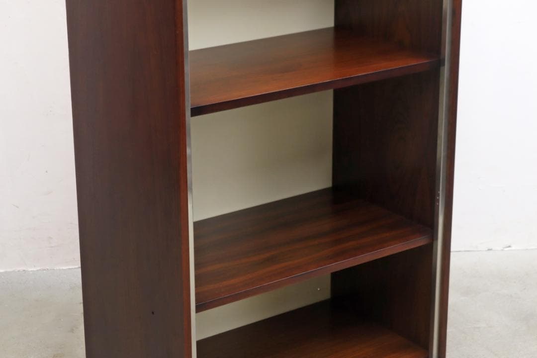 ヴィンテージ ローズウッド シェルフ 本棚 キャビネット 飾り棚 食器棚 1