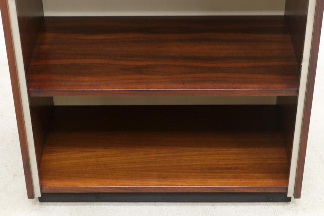 ヴィンテージ ローズウッド シェルフ 本棚 キャビネット 飾り棚 食器棚 1