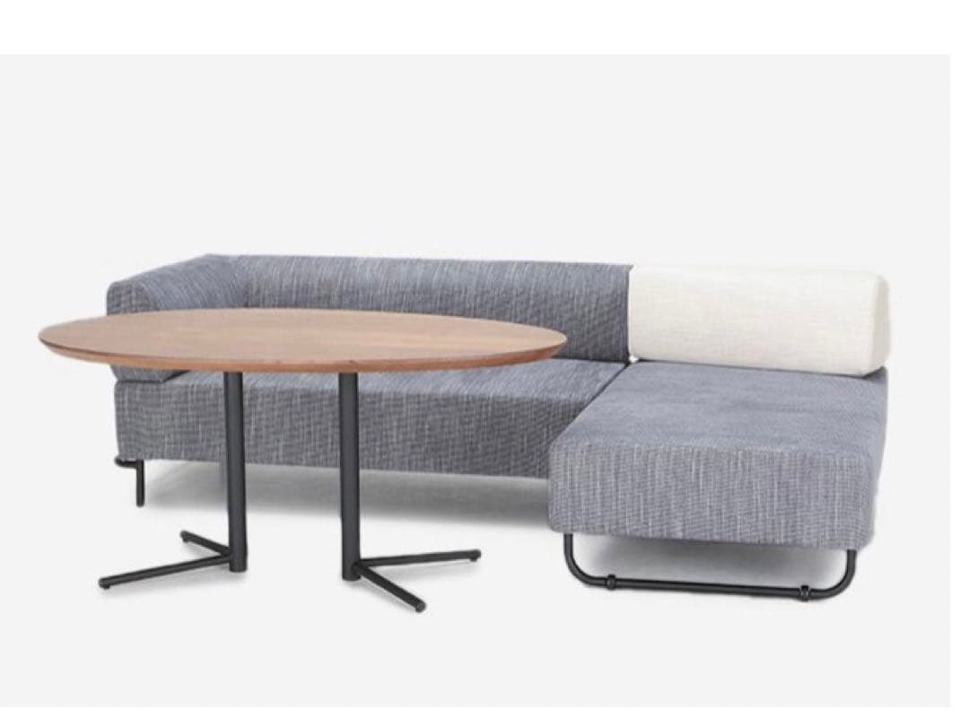 アクタスソファ　ACTUS own オウン　カウチ　グレー　コンパクトダイニング