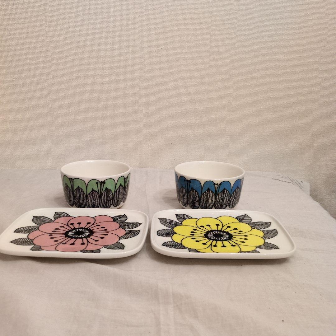 marimekko ケスティト プレート2枚×ボウル2個 4点セット